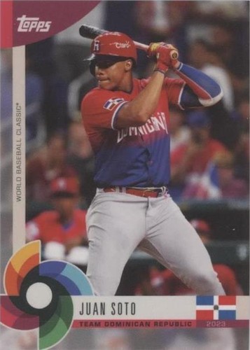 2023 Topps #WBC-7 Juan Soto, Dominican Republic - World Baseball