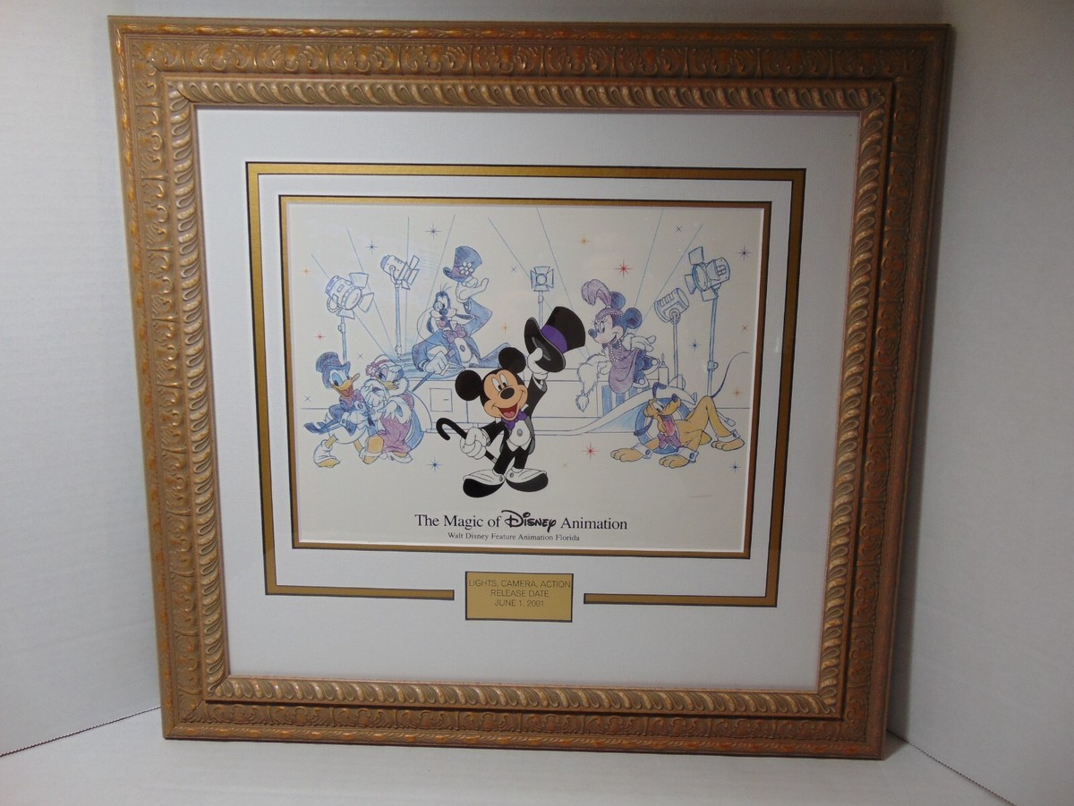 ディズニー セル画 The Magic of Disney Animation Disney Cel The Magic of Disney Animation Art Lights Camera Action