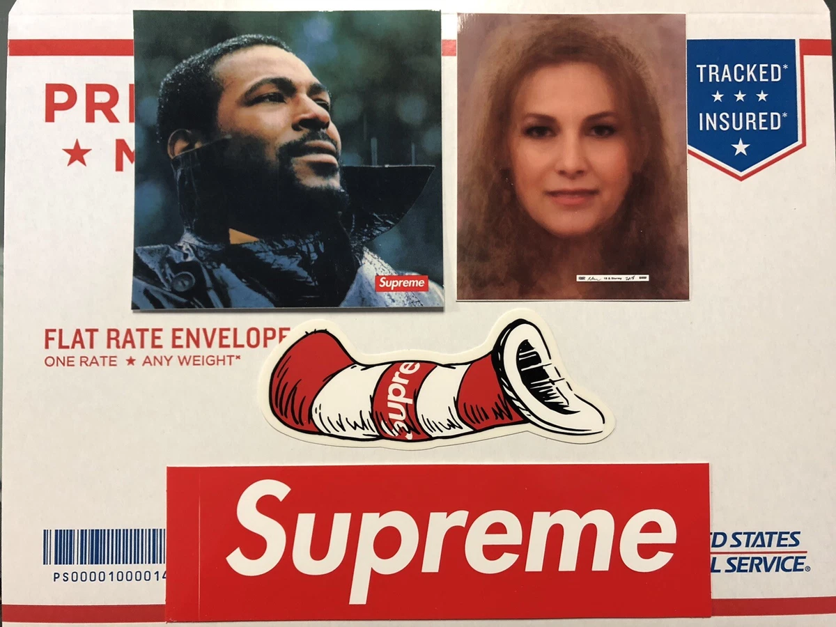 Marvin gaye hotsell supreme sticker