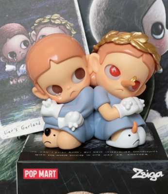 POP MART Zsiga Twins Series Blind Box Of 9 Figure Toy Gift | eBay
