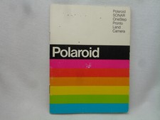 Poraroid Sonar One Step Pronto Land Camera Instruction Manual