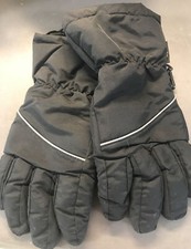 NEW Mens Sz M/L Ski Snowboarding Black Gloves 3M Thinsulate 40 Gm