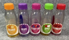 Melissa & Doug Tip & Sip Toy Juice Bottles & Card Pretend Play Kitchen Food 5pcs