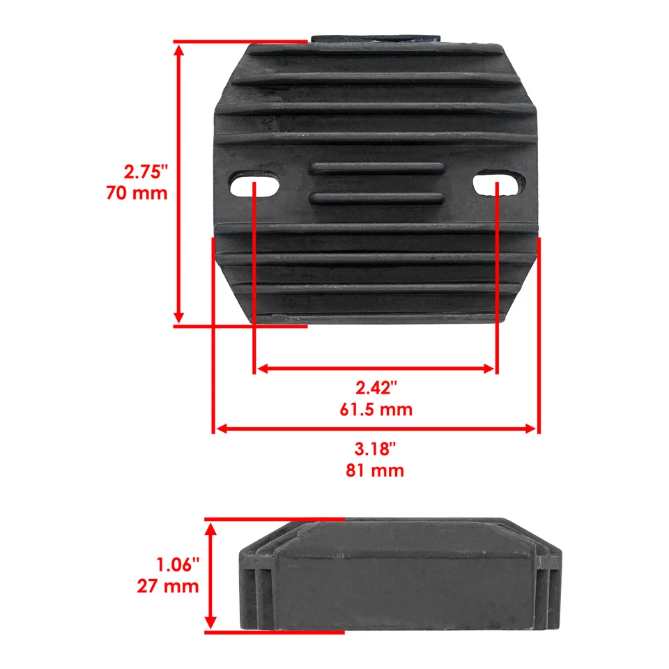 Regulator Rectifier for Kawasaki KZ750E KZ750Ltd 1980 1981 1982 1983 Motorcycle - Image 2 of 4