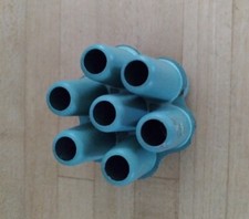 Vintage Bullet Shape Flower Frog - Green