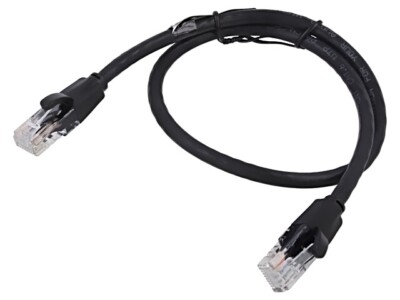 IBEBJ Patch cord U/UTP 6 Line CCA PVC schwarz 5m 26AWG VENTION