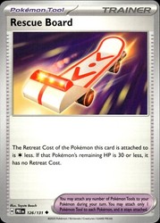Rescue Board 126/131 Prismatic Evolutions Uncommon Pokemon TCG Card