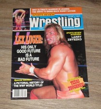 Sports Review Wrestling 1991 magazine LEX LUGER Ultimate Warrior LARRY Zbyszko