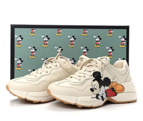 Authentic Disney x Gucci Rhyton Mickey Mouse Sneakers Shoes Size G 12 US 13  | eBay