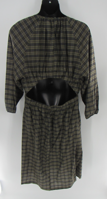 blue plaid dress h&m Plaid Blue Dhalia Mini Dress