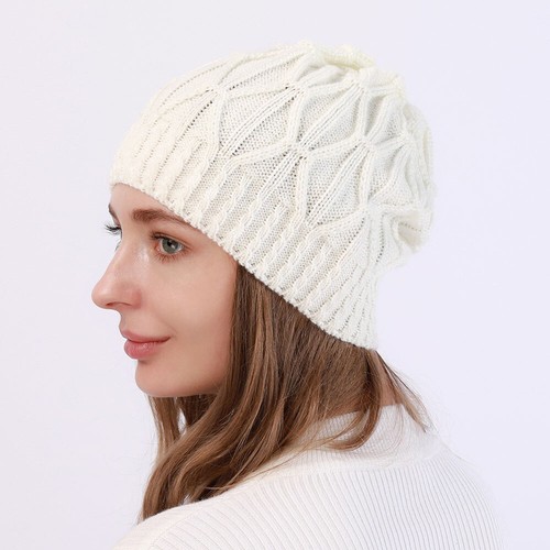 Cappello In Lana Lavorata A Maglia Per Uomo E Donna Cappelli Moda E Casual ☆ - Picture 5 of 22
