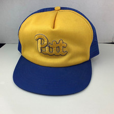 Vintage Pitt Pittsburgh Panthers Hat Snapback Yellow/Blue