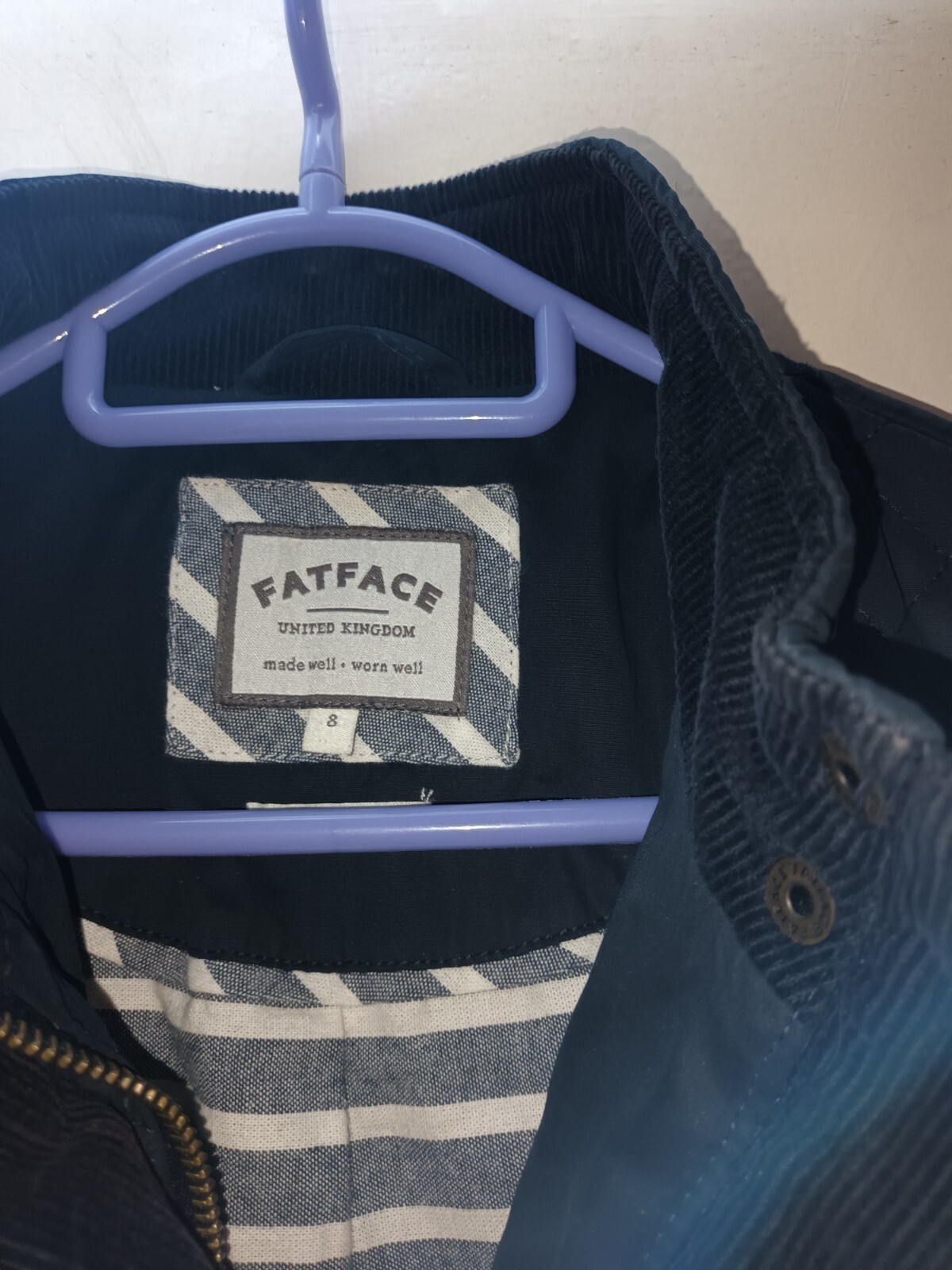 FAT FACE quilted Jacket Uk 8 eBay