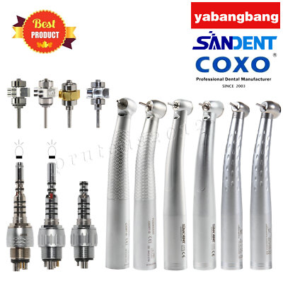 SANDENT COXO Dental High Speed Fiber Optic Handpiece fit KAVO Quick Coupling