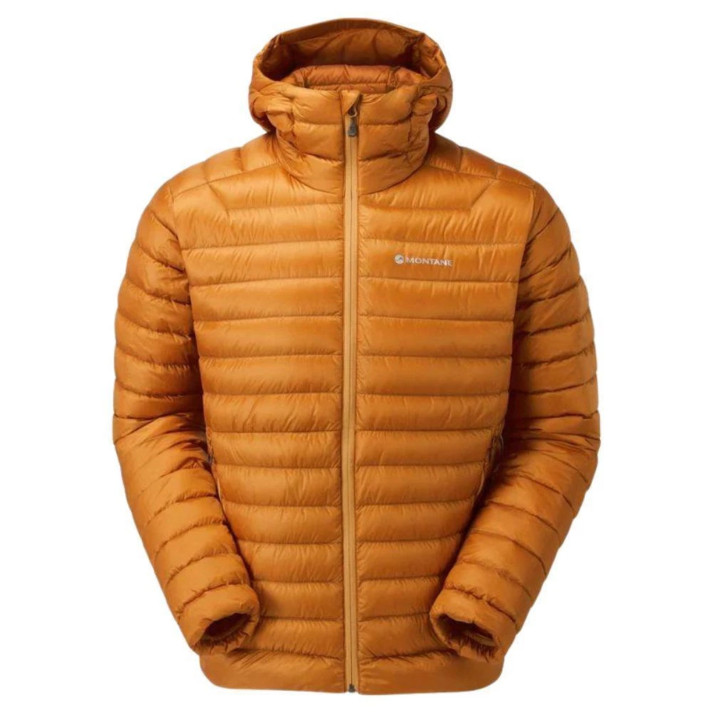 Orange packable down jacket sale