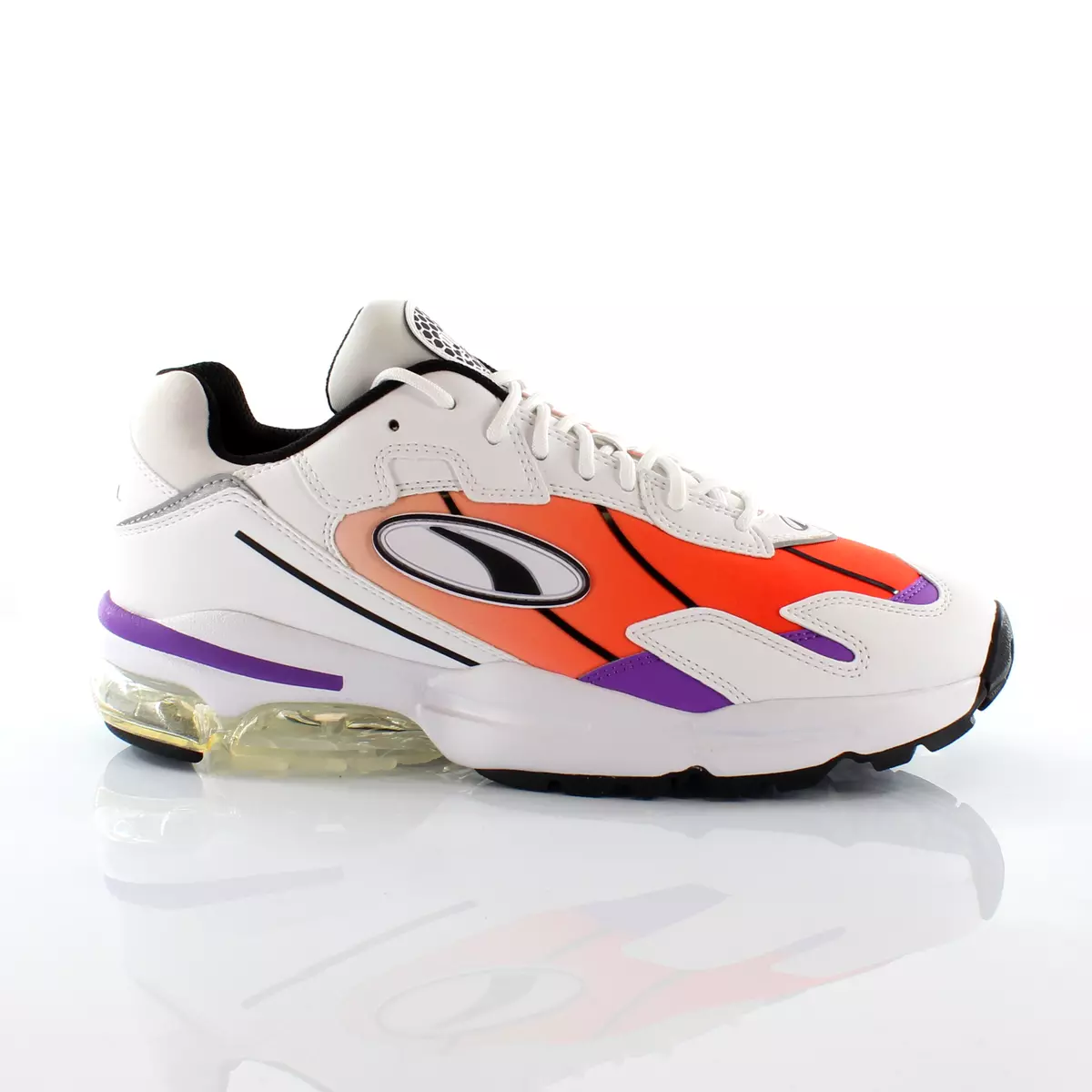 Puma Cell Ultra Fade White Low Lace Up Mens Trainers 370851 02