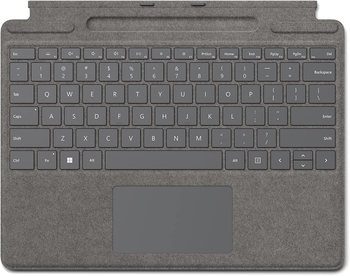 Platinum - for Surface Pro 11,10,9,8,X - Type Cover Keyboard