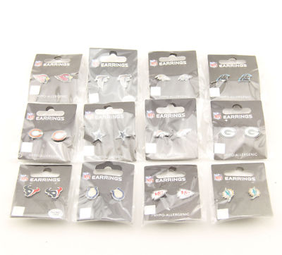 NFL Football Team Logo Licensed Post Earrings