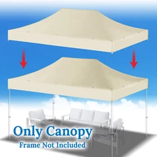 10'x15' Replacement Canopy Pop Up Tent for American Style Gazebo Polyester Cover
