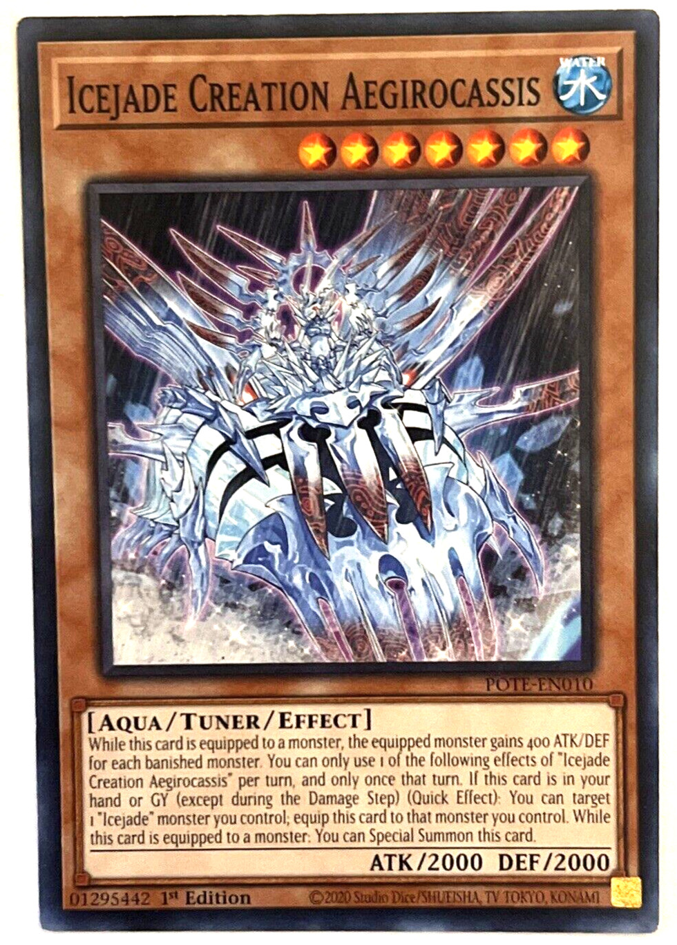 YuGiOh! - Icejade Creation Aegirocassis - Common