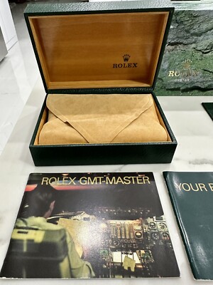 GENUINE Vintage Rolex GMT Master Pepsi / Coke 16710 Watch Box