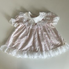 Vintage Cutest One pink floral girl  s dress