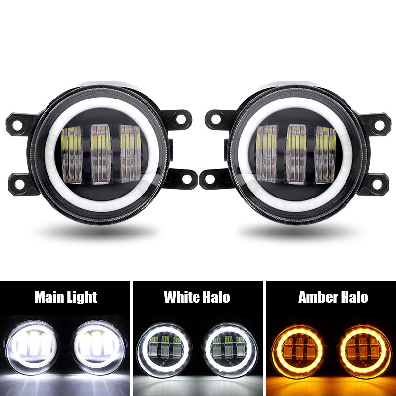 2x Luces antiniebla LED parachoques luces de conducción para Toyota Corolla Camry Avalon Venza Foto 3 de 4