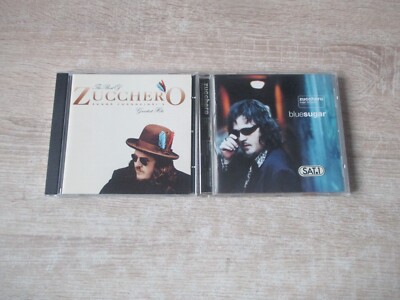 Zucchero 2 CD Musik Sammlung Blue Sugar + Greatest Hits