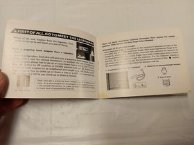 NES-Tecmo Rygar (Nintendo Entertainment System) SOLO MANUAL + BOLSA PROTECTORA 