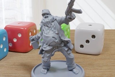 Bagger - 3D Printed Minifigure for Zombie Post Apocalyptic Miniature Tabletop Ga