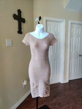 Prime Cut Tan Bodycon Dress (One Size)