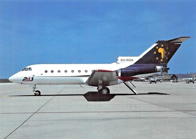 YAKOVLEV 40 5N-BOS c/n 9341431  Airplane Postcard