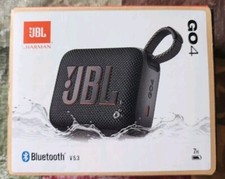 JBL GO4 Portable Wireless Bluetooth Speaker - Waterproof - Black