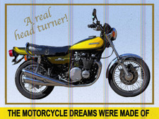 1972 Z1 Kawasaki Retro tin metal sign retro art decor gift Home Decor