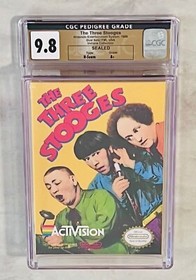 The Three Stooges Nintendo Entertainment System (NES) 9.8 A+ CGC Top of Pop New