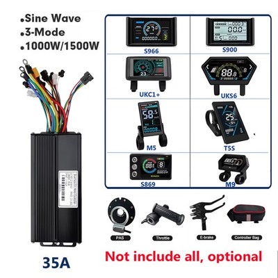Elektrische Fiets Controller LCD Display Kit 36V 48V 64V 72V 500W