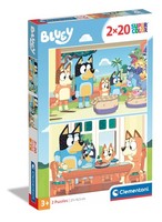 Clementoni Puzzle 2X20El Supercolor Bluey 24807