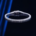 Chain S925 Sterling Silver 10 Points Moissanite Bracelet Tennis