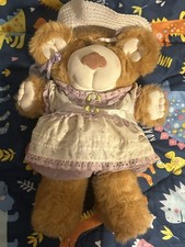 Furskins Xavier Roberts Teddy Bear Plush Hattie Vintage 1985