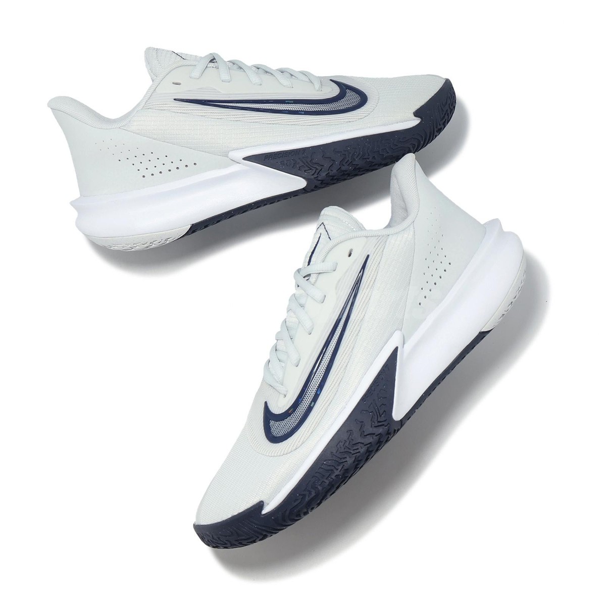 Size 10 - [NEW] Men\'s Nike Precision 7 Shoes \'White\' HJ9153-003 Nike Precision 7 (HJ9153-100) Looking for basketball shoes  main image 2