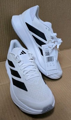 NEU MIT ETIKETT ADIDAS DURAMO SPEED SL 2 SPORTSCHUHE GRÖßE UK 6 SCHWARZ-WEISS 