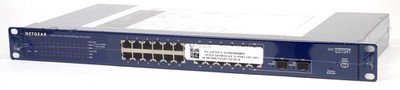 NETGEAR ProSAFE GS724Tv41 1000Mbps Managed Network Switch - Blau