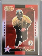 2000 Leaf Certified - 2000 Rookie Hank Poteat #166 Mirror Red (RC)
