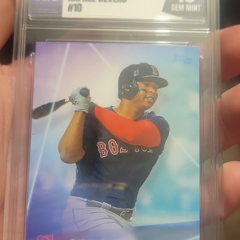 2020 Topps X Steve Aoki Rafael Devers Red Sox #10 Wave IGS Gem Mint 10