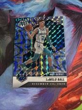 LaMelo Ball NBA Debut Reactive Blue RC - 2020-21 Mosaic Basketball Hornets #262