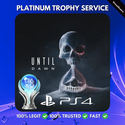 Until Dawn PS4 Platinum Trophy Service - LEGIT