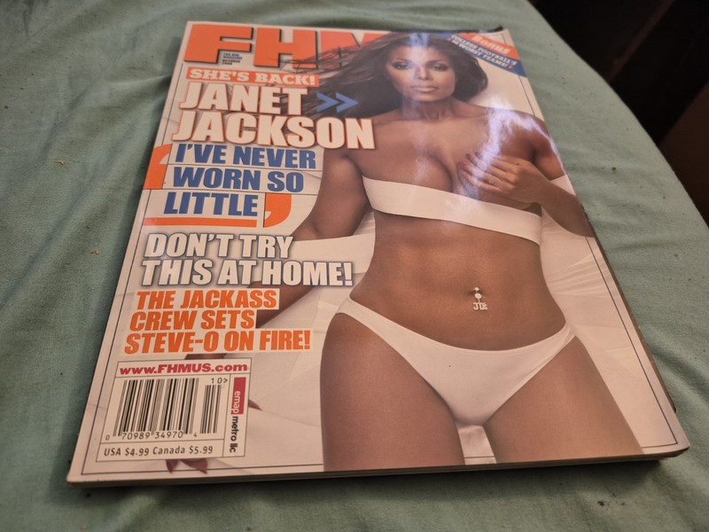 FHM magazine Janet Jackson Tiki Barber Elita Loresca Shelby Fenner Mike Schmidt 