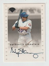 Andy Stankiewicz- 1996 Leaf Signature Series Update - Autographed - Expos