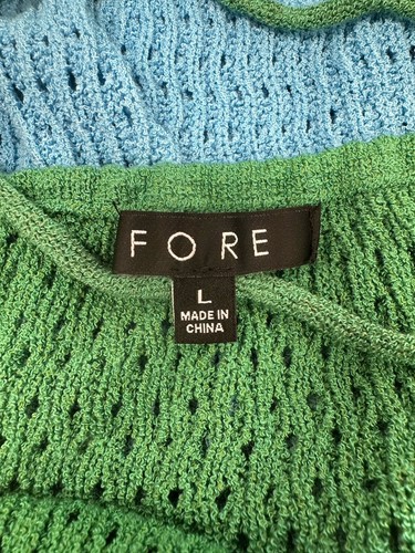 Fore Womens Green Ombre Knit Maxi Dress LBHFO 1579 Boho Beach - Picture 5 of 6