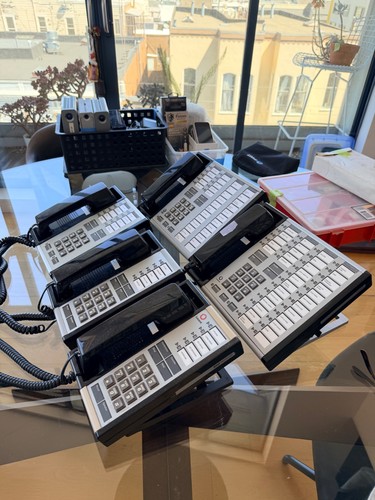 COMPLETE AT&T Merlin 410 + Feature Package 2, refurbed 34-, 10-, 5-button sets